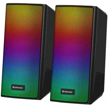 PC SPEAKERS SPITFIRE 2. 0 6W LED USB Defender