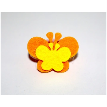 Elastico Colorato con Farfalla/Cuore