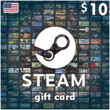 Steam Wallet dāvanu karte 10 USD - Steam atslēga A