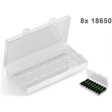 Kastīte 8x18650 baterijām