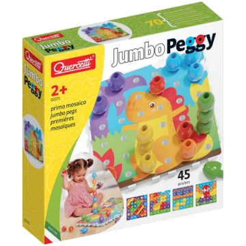 Quercetti Mozaīka- konstruktors Jumbo Peggy 2+ gad