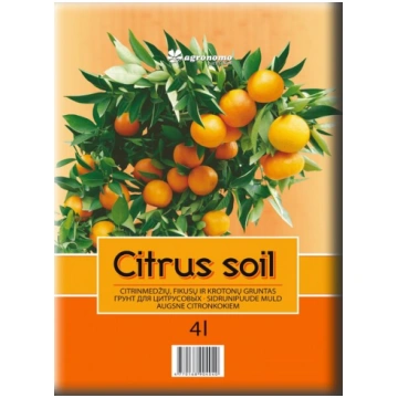 Augsne citrusaugiem Seklos 4L Agronomo patarimas