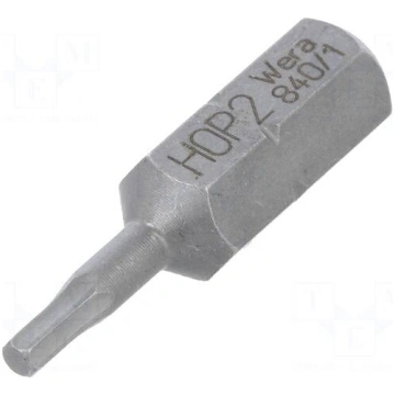 Screwdriver bit | Allen hex key | HEX 2mm | Overal