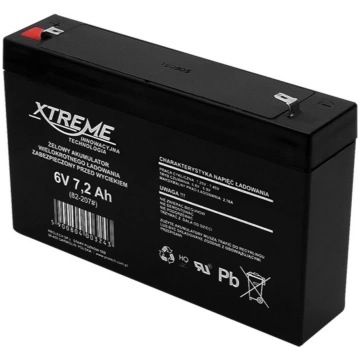 Blow Gel battery 6V 7.2Ah XTREME | 82-207# | 59008