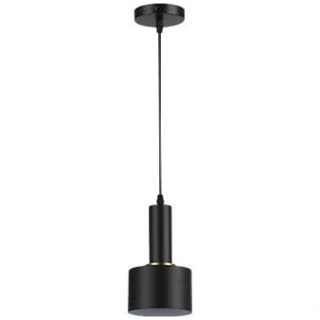 E27 Tema piekaramā lampa , melna
