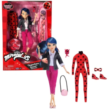 MIRACULOUS lėlė su aksesuarais SUPER SECRET MARINE