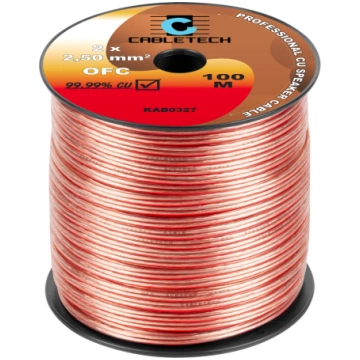 OFC 2,5 mm skaļruņu kabelis CABLETECH KAB0327