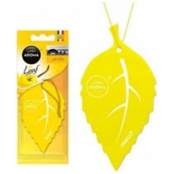 Gaisa atsvaidz. Vanilla Aroma Car Leaf