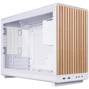 Lian Li Case||micro ATX/Micro-ITX|White/Wood|Micro