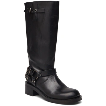 Bianco - Biaharper Biker Boot Pull Up Leather - iz