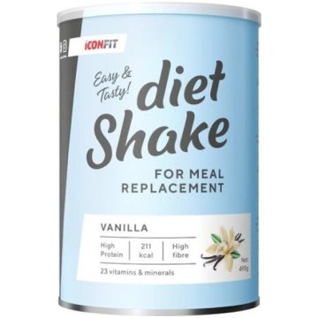 ICONFIT Diet Shake ar vaniļas garšu 495 g, Vanilės