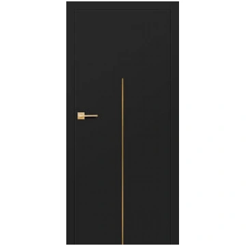EKO finierētas durvis LUX melns matets CPL - LUX m