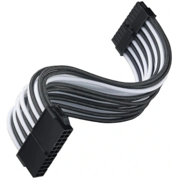 SilverStone ATX 24-Pin-Kabel 300mm - Schwarz/Weis 