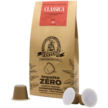Bioloģiski noārdāmas kafijas kapsulas ESPRESSO CLA