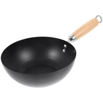 HOLIDYOYOYO HOLIDYOYO čuguna panna Wok no oglekļa 