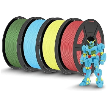 TECBEARS matēta PLA filamenta komplekts 4 kg, ātrg