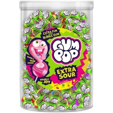 Ledenes uz kociņa Gum Pop Extra Sour (skābās)