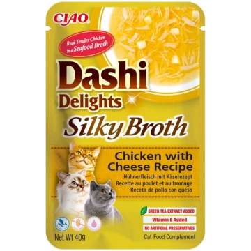 INABA CAT Dashi Delights zīdainais vistas buljons 