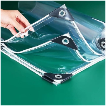 3 x 3 m ūdensnecaurlaidīgs caurspīdīgs PVC brezent