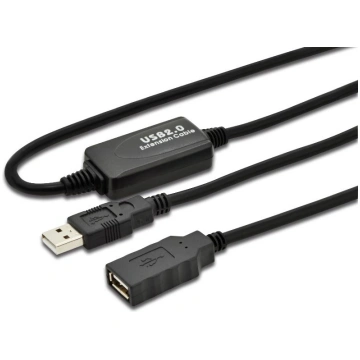 MicroConnect Active USB 2.0 ext. cable, 15m Integr