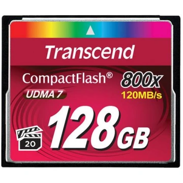 Transcend CompactFlash 800x 128GB TS128GCF800
