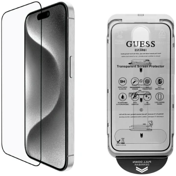 Guess BP Rhinestone 2-in-1 Aizsargstikls priekš ek
