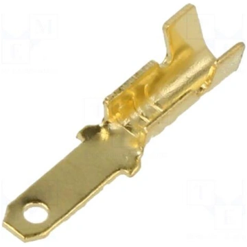 Terminal: flat | male | with a latch | W: 2.8mm | 