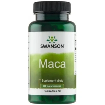 Maca 500mg, 100 kapsulas Swanson