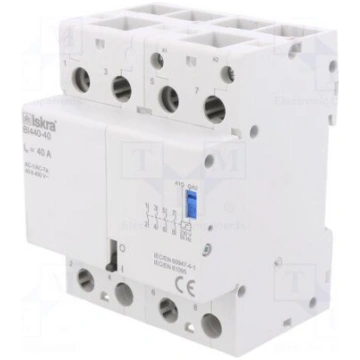 Relay: installation | bistable,impulse | NO x4 | U