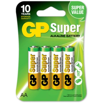 Bateria Super Alkaline Aa Lr6 1.5v 4 gab