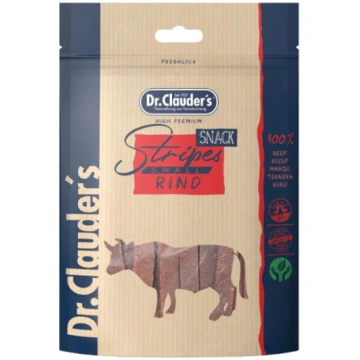 Dr. Clauder's Liellopa filejas strēmeles 80g