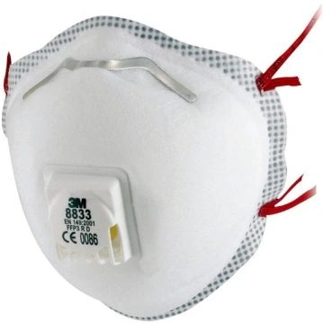 3M™ 8833 (FFP3) Daļiņu respirators