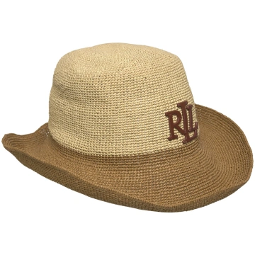 Lauren Ralph Lauren - Two-Tone Crocheted Straw Buc