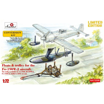 Floats & Trolley for Fw-190 W-2 Fighter A-Model