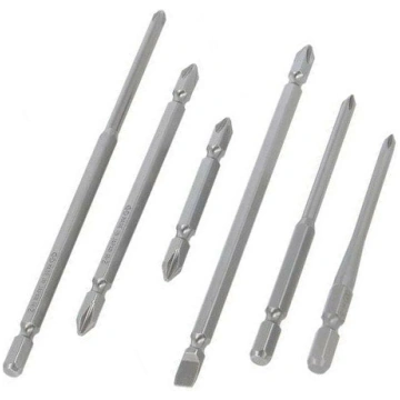 Tools set: screwdriver bits; Phillips,slot; PH0,PH