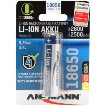 Ansmann 18650 2500mAh 1 | 1307-0000 | 401367409243
