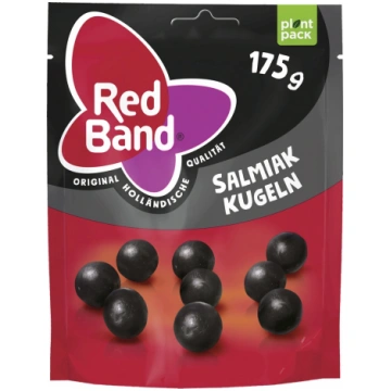 Red Band Salmiaka kraukšķīgas bumbiņas ar mīkstu, 