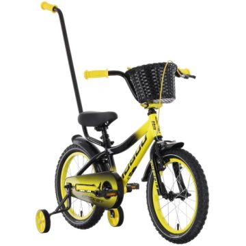 Dviratis Tabou Rocket 16 black-yellow