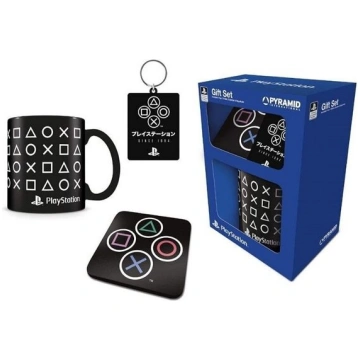 Playstation Onyx Mug + Coaster + Keychain Gift Set