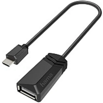 Hama 00200308 USB-OTG Adapter, Micro-USB Plug - US