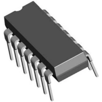 Mikroshēma SN74AC14N DIP14 TEXAS INSTRUMENTS