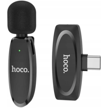 HOCO L-15 Wireless Lavalier Microphone USB Type-C 