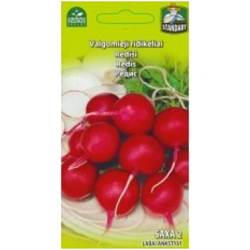 Standart vegetable Sēklas redīsi Saxa2 3g