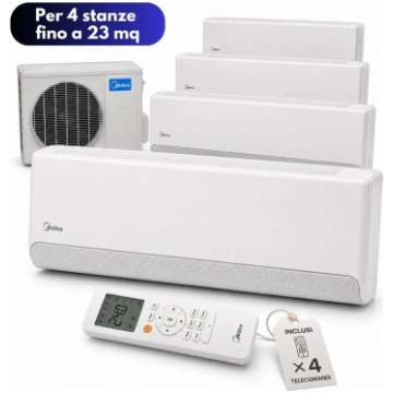 Midea Breezeless E Quadri Split 8,2 kW per 4 stanz