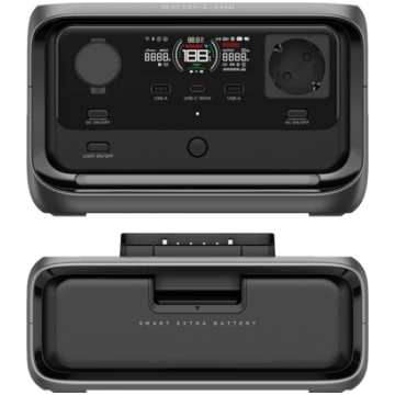 Set: EcoFlow River 3 Plus power station + addition