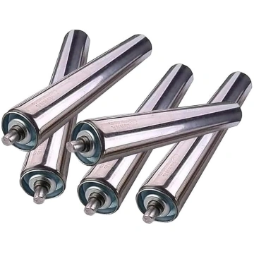 Robusta Edelstahl-Förderrollen, 25 mm Durchmesser,