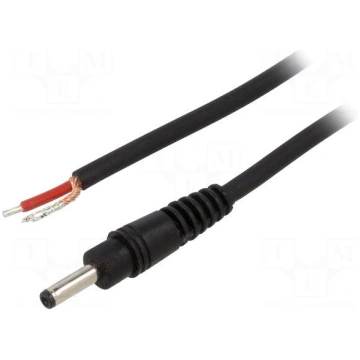 Cable | 1x1mm2 | cables,DC 3,5/1,3 plug | straight