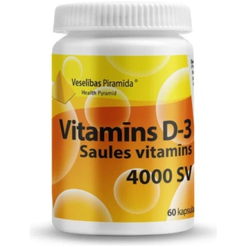 VITAMĪNS D3 4000SV kapsulas N60