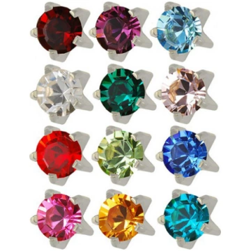 Medium stainless steel Assorted aka Tiffany - R218