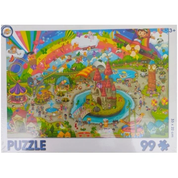 99 EL 33 x 22 JIGSAW Jolly Town PUZZLE 09 Nav norā